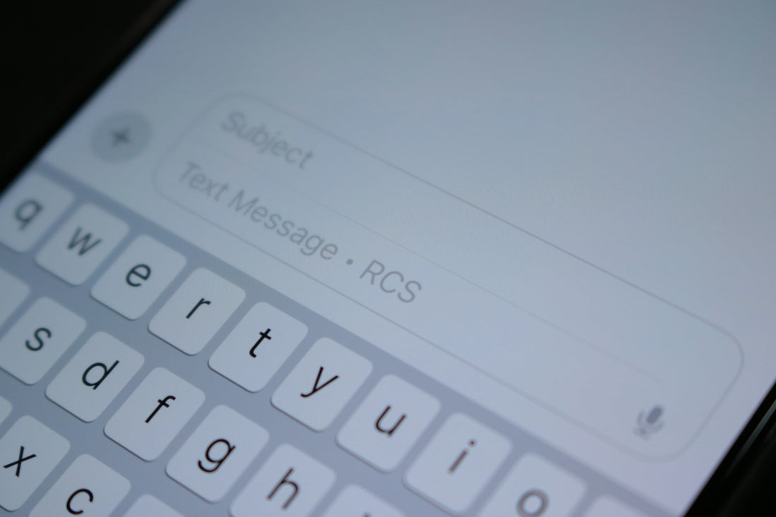Phone screen showing SMS