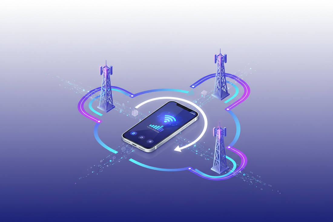 How Cellular Network Switching Works Across Borders (And Why Multi-Network eSIMs Perform Better)