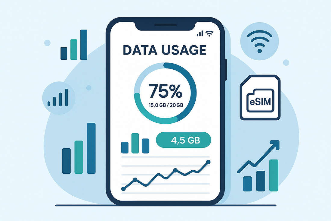 Check how much data and days remaining on your eSIM