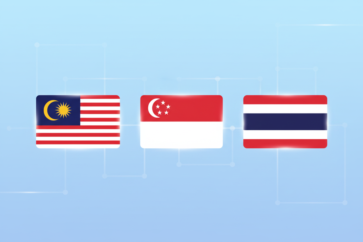 Malaysia Singapore Thailand (3 countries)